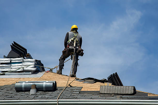 Professional Gutter Installation technician working in Coyle, OK